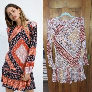 Jen's Pirate Booty Roma Lexicon Mini Boho Dress NWOT